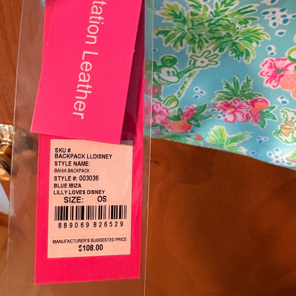 Lilly Pulitzer Lilly Loves Disney Backpack - Picture 2 of 2